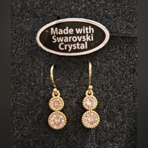 Swarovski crystal dangle earrings E6